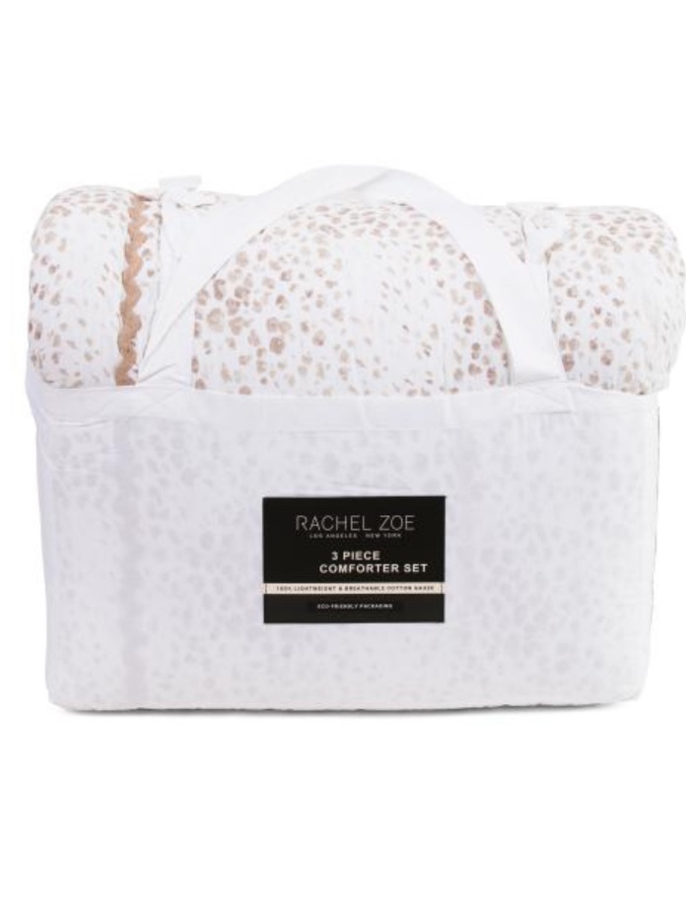 Rachel Zoe  cotton gauze leopard comforter set